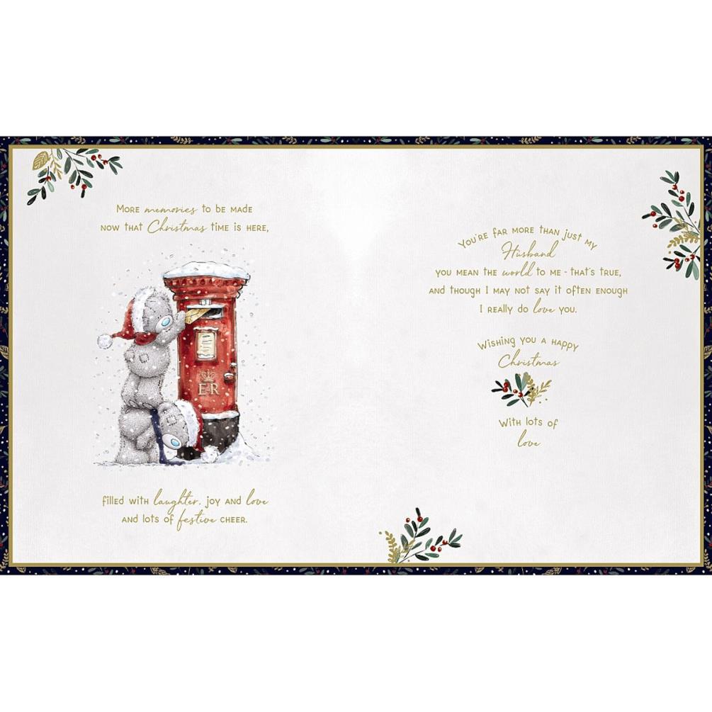 Wonderful Husband Me to You Bear Boxed Christmas Card Extra Image 1